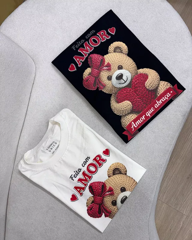 Tee Feito com Amor