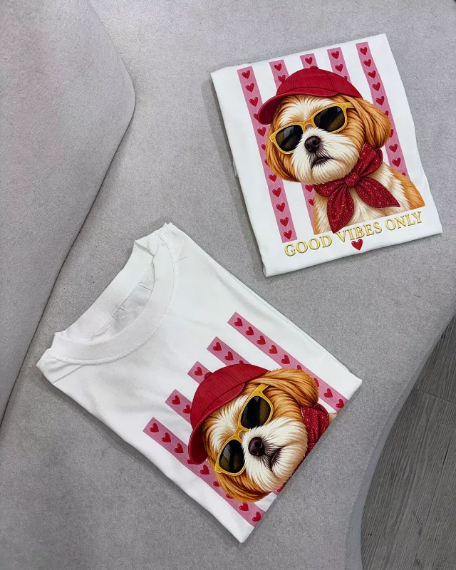 Tee Good Vibes Dog