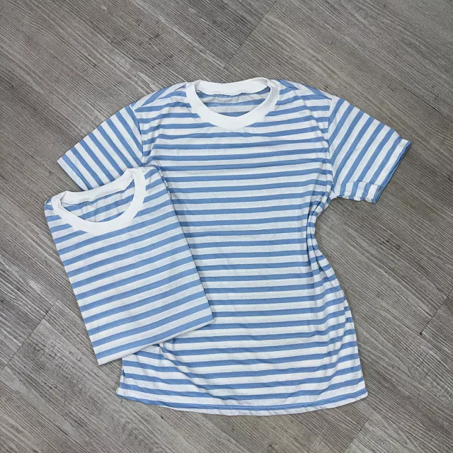 Tee Listrada Azul