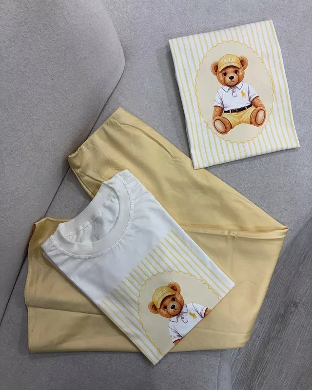 Tee Polo Amarela