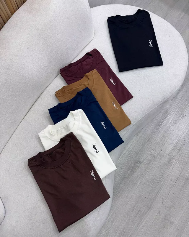 Tee YSL Bordado